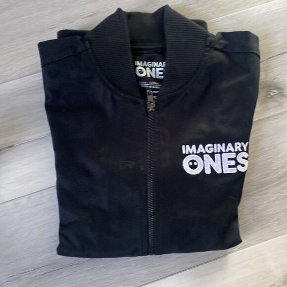 IO Imaginary Ones Bomber Jacket Black S Nwt - Picture 2 of 5